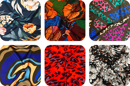 Druk na tkaninach dekoracyjnych