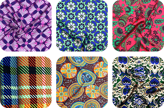 Druk na tkaninach dekoracyjnych