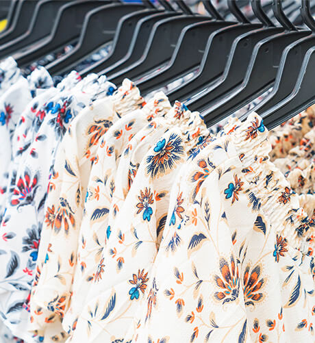 Odzież druk na tkaninach