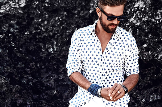 Tkaniny odzieżowe drukowane